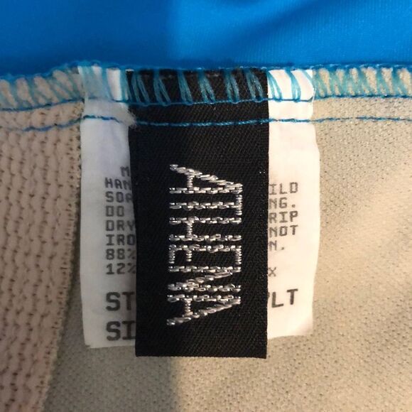 Vintage Athena One Piece Bright Blue Swimsuit 10 - Picture 15 of 16